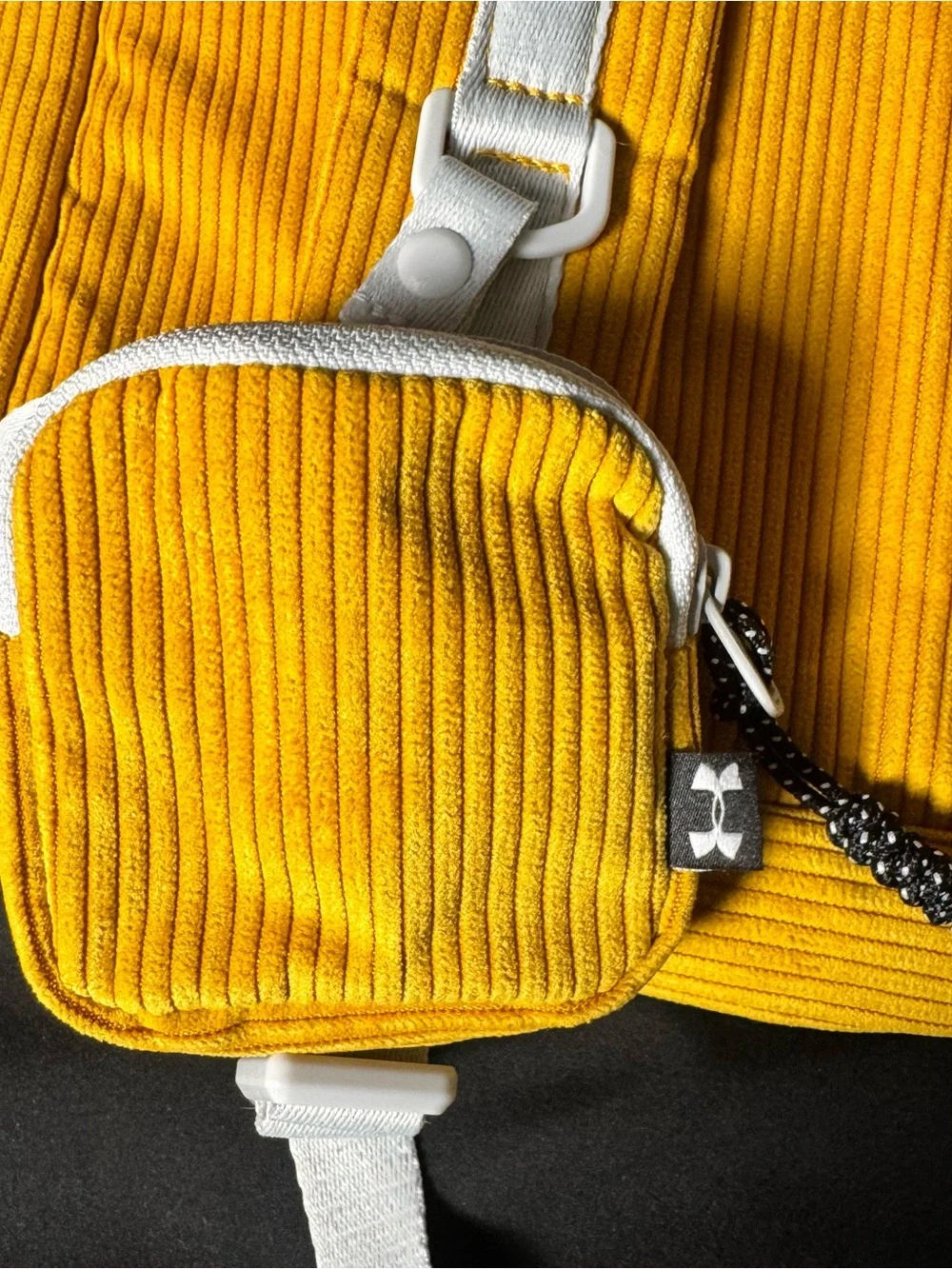 Under Armour Yellow Corduroy Backpack